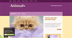 Desktop Screenshot of aboutanimalsmagazine.com